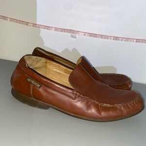 Mephisto Edlef Cool-Air Genuine Leather Loafers Hazelnut Brown Men 12us